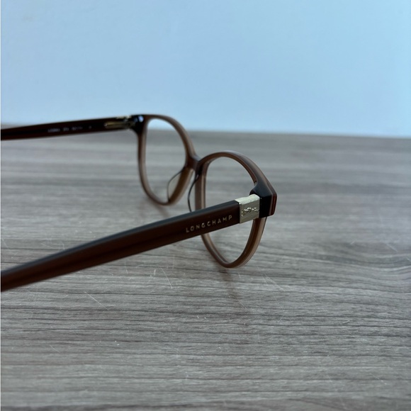 Longchamp Eyeglasses Brown / Silver Eyewear LO2663 272 52 14 *FRAME ONLY*❤️ - Picture 4 of 8